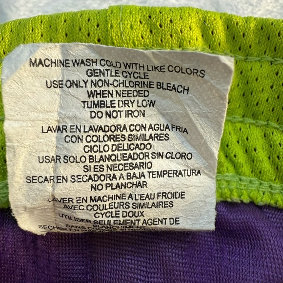 Under Armour Lime Green and Purple Little Girls Size 6 Athletic Shorts - Picture 5 of 9